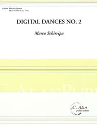 Digital Dances #2 Marimba Quartet cover Thumbnail